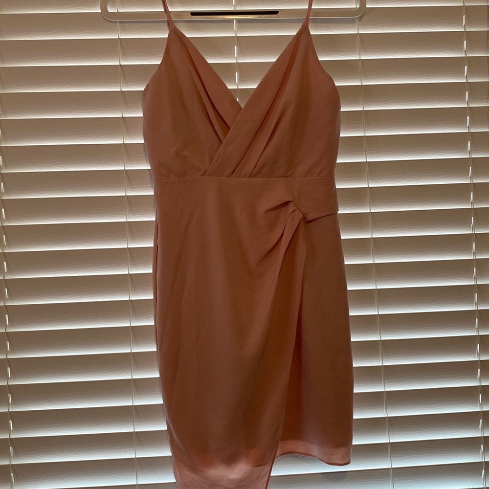 Blush/pink A-line dress